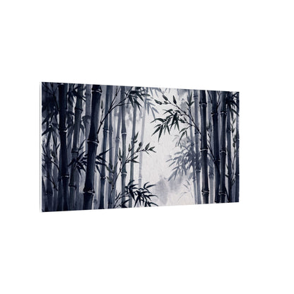 Tranquil Bamboo Grove Canvas Art - Sumi E Zen