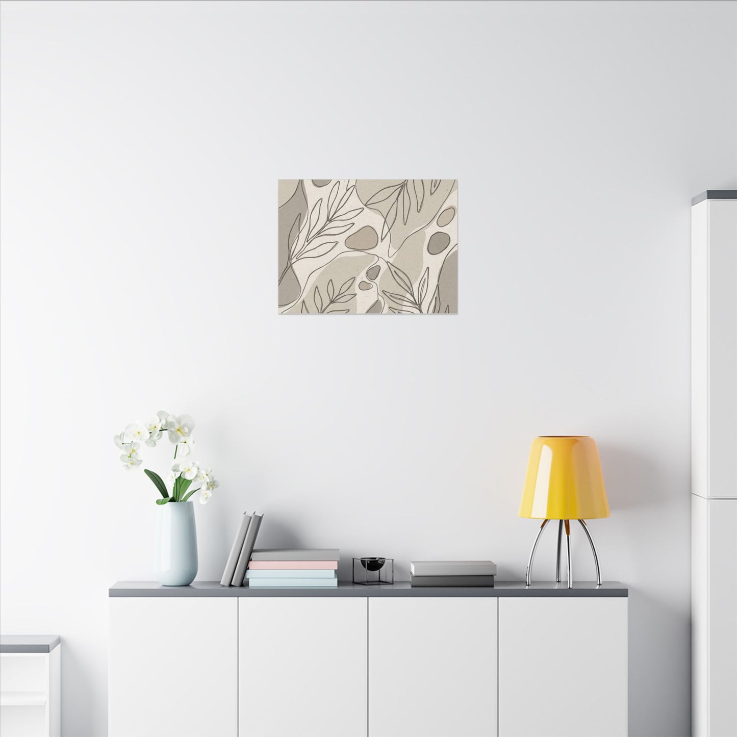 Japandi Minimal Line Canvas Art