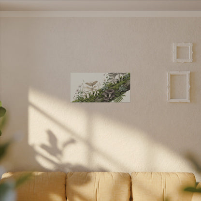 Dried Flowers Spring Canvas Art | Japandi Neutral Design