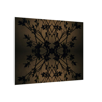 Golden Hour Shadow Play Canvas Art - Dark Japandi Seijaku
