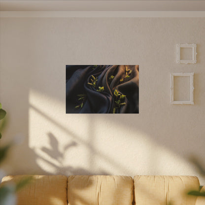 Spring Silk Drape Moody Minimal Canvas Art | Luxurious Decor