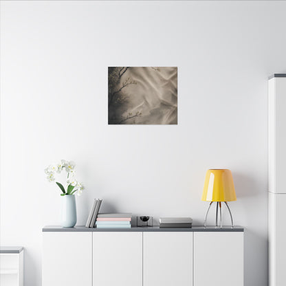 Silk Drape Canvas Art | Spring Japandi Japanese Pattern Art