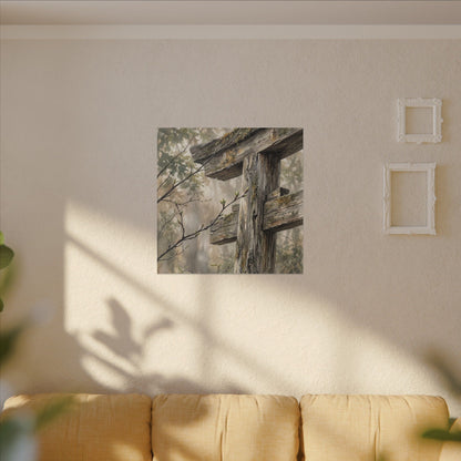 Torii Gate Spring Canvas Art | Japandi Neutral Design