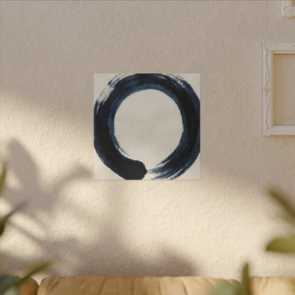 Balanced Meditation Zen Enso Canvas Art