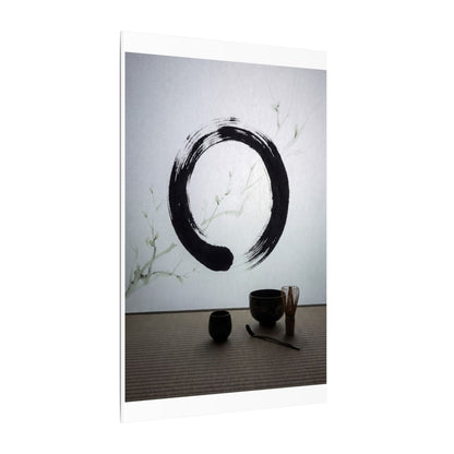 Tea Ceremony Enso Canvas Art | Peaceful Zen Art