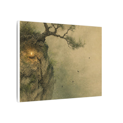 Spring Pine Tree Minimal Line Canvas Art | Earthy Decor