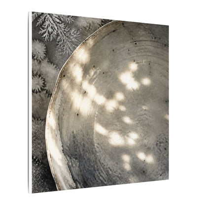 Ceramic Bowl Watercolor Canvas Art | Warm Japandi Art