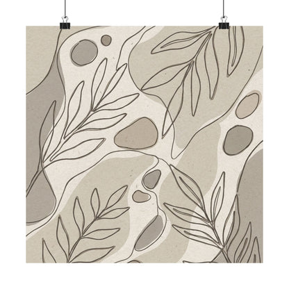 Japandi Minimal Line Wall Art Print