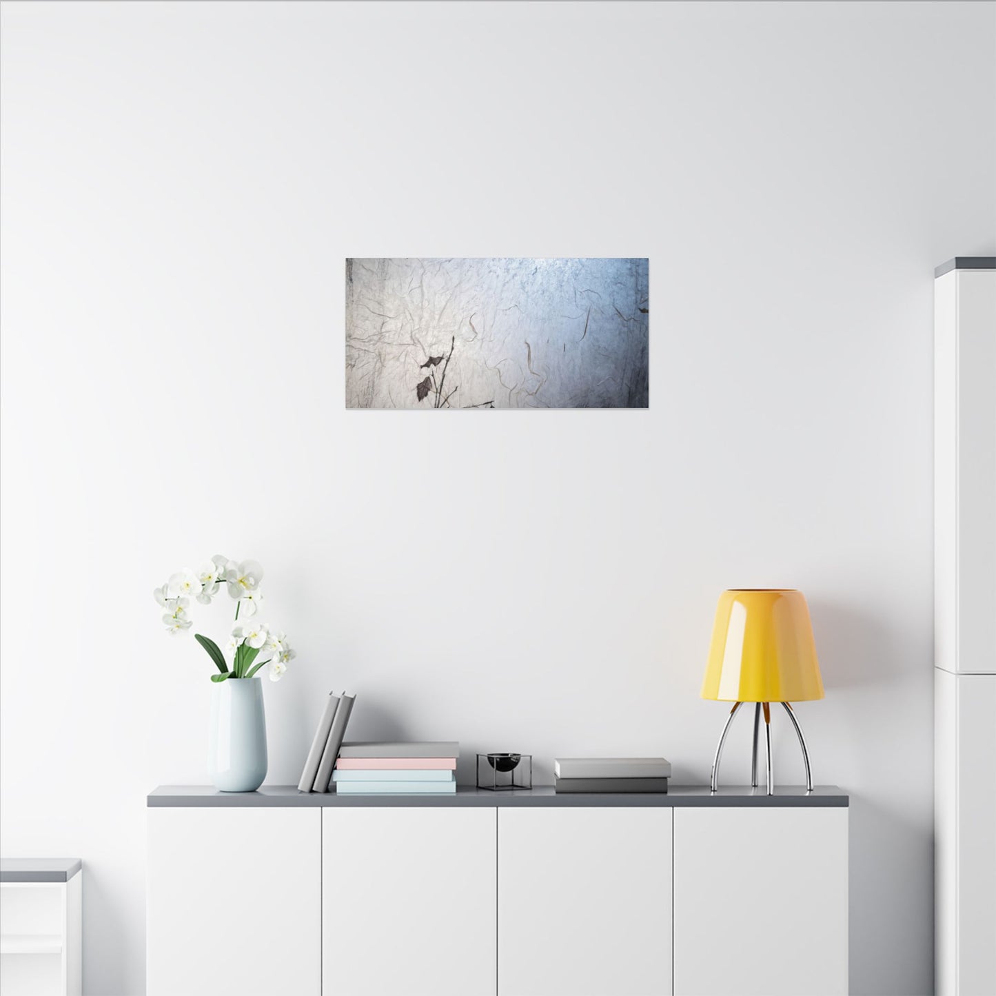 Moonlight Shoji Screen Canvas Art - Japandi Shibui