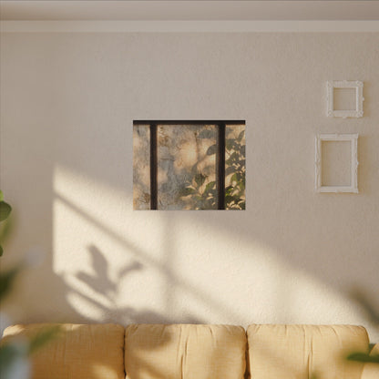 Golden Hour Shoji Screen Canvas Art - Japandi Mono No Aware