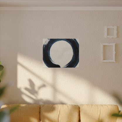 Balanced Meditation Zen Enso Canvas Art