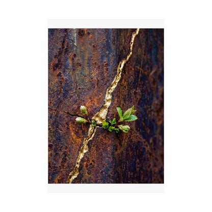 Overcast Rust Patina Wall Art Print - Kintsugi Datsuzoku