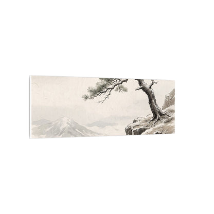Seijaku Pine Tree Canvas Art - Japandi Japanese Pattern