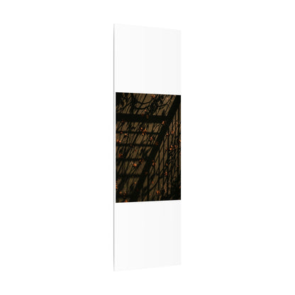 Shadow Play Canvas Art | Autumn Dark Japandi Moody Minimal Art