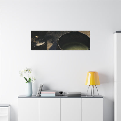 Ma Tea Ceremony Canvas Art - Zen Sumi E