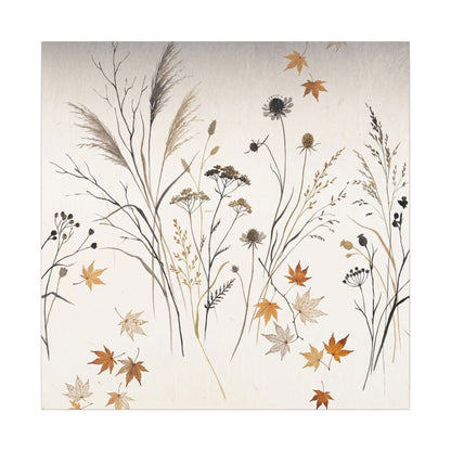 Dawn Dried Flowers Canvas Art - Japandi Kanso