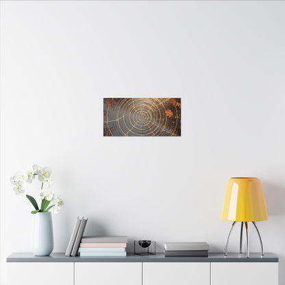 Artful Water Ripple Canvas Art - Gold Vein Kintsugi