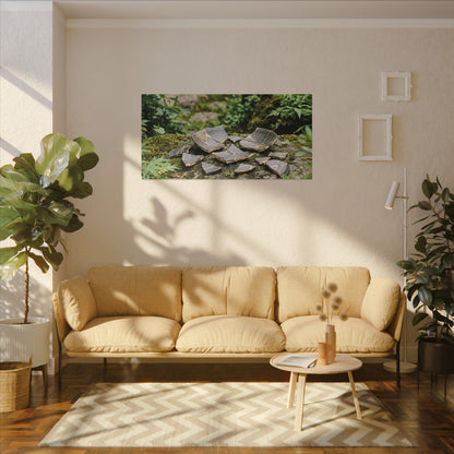 Summer Broken Pottery Gold Repair Canvas Art | Resilient Decor