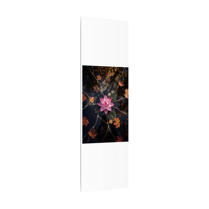 Ma Lotus Flower Canvas Art - Kintsugi Gold Vein