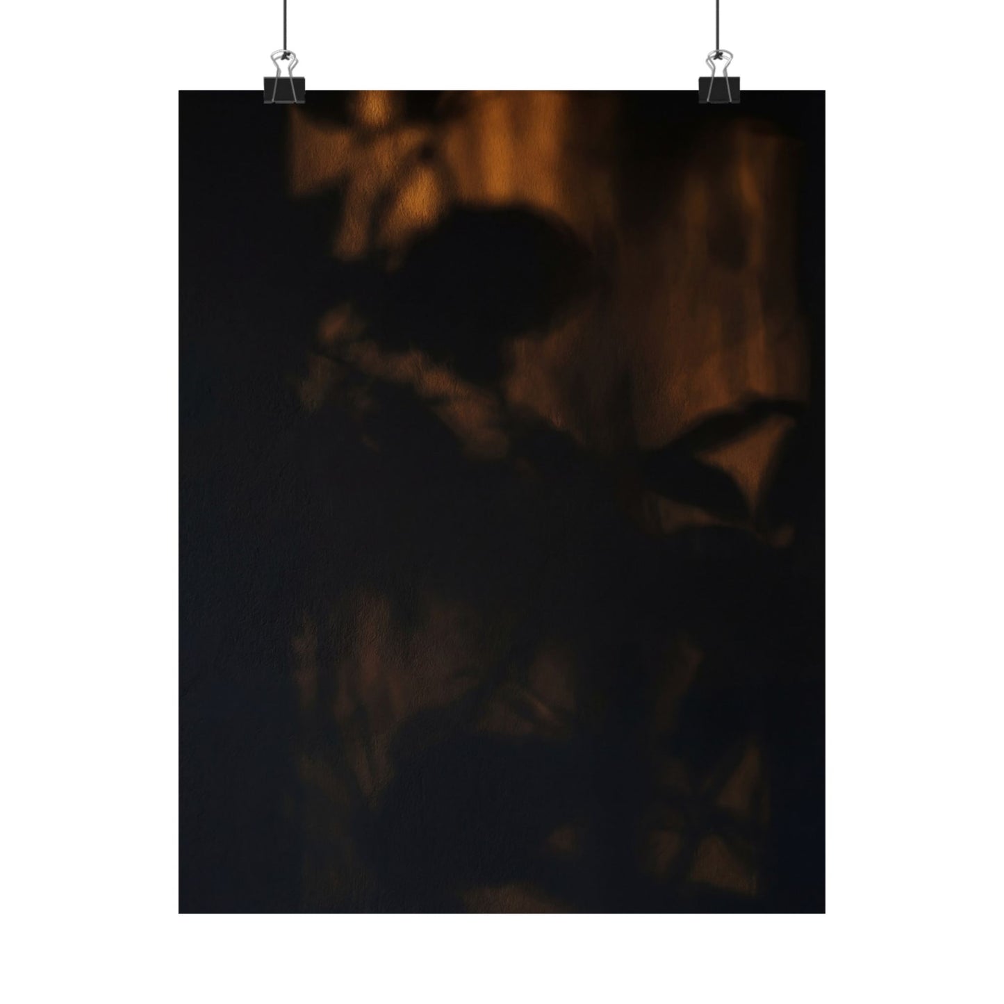 Shadow Play Summer Wall Art Print | Dark Japandi Atmospheric Design Art Print