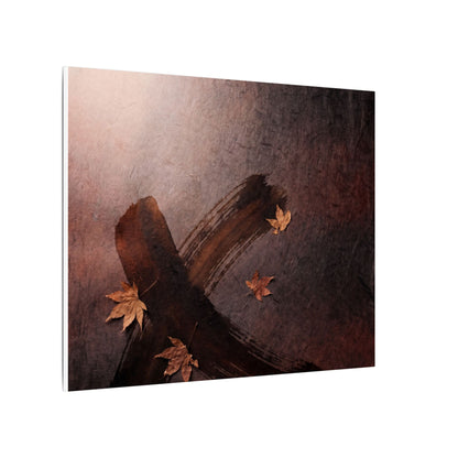 Moody Ink Brushstroke Canvas Art - Moody Minimal Dark Japandi