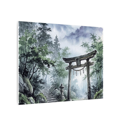 Moonlight Torii Gate Canvas Art - Zen Fukinsei