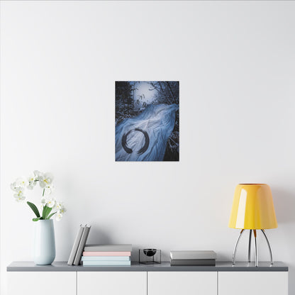 Moonlight Silk Drape Canvas Art - Zen Datsuzoku