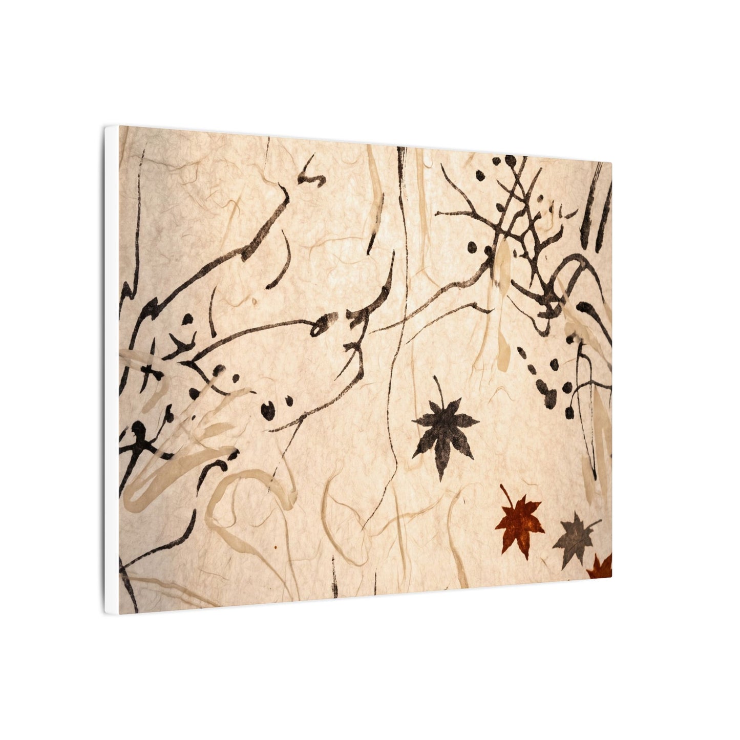Golden Hour Shoji Screen Canvas Art - Japandi Fukinsei