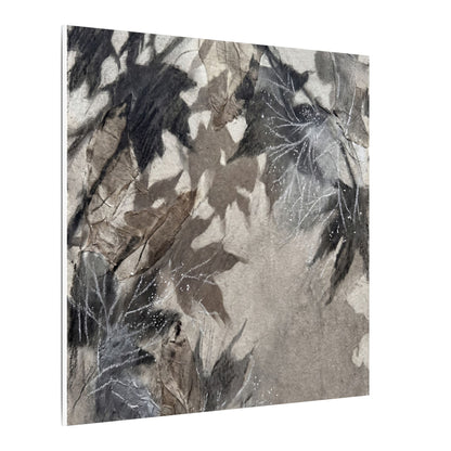 Shadow Play Texture Canvas Art | Cozy Japandi Art