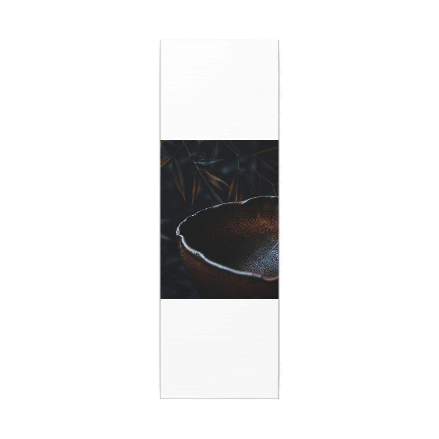 Luxurious Ceramic Bowl Canvas Art - Shadow Zen Dark Japandi