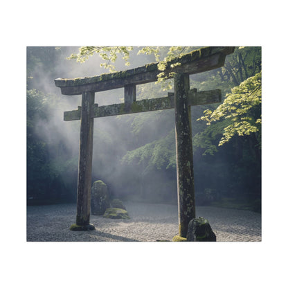 Torii Gate Canvas Art | Spring Zen Karesansui Art