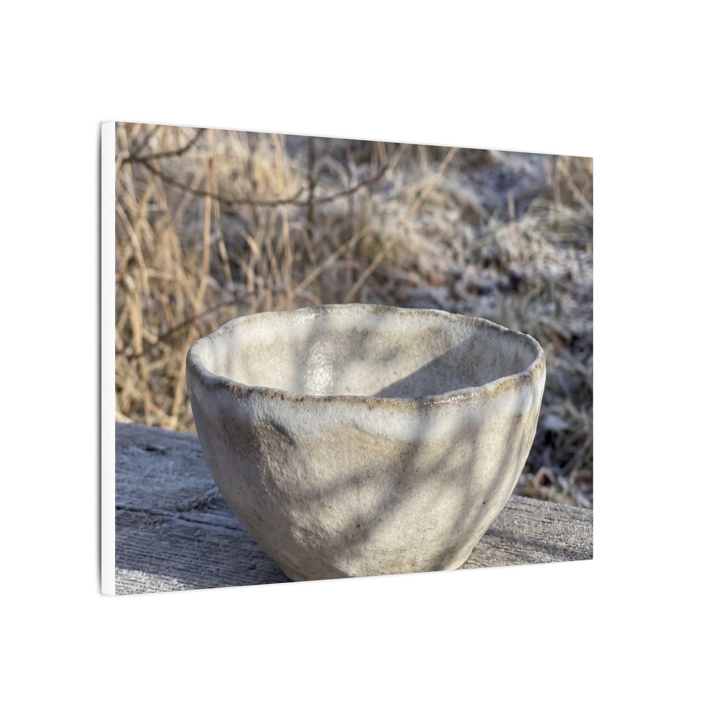 Dappled Ceramic Bowl Canvas Art - Japandi Fukinsei