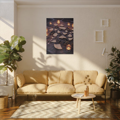 Winter Broken Pottery Broken Beauty Canvas Art | Beautiful Decor