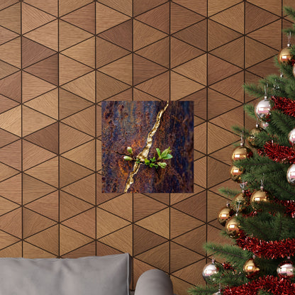 Overcast Rust Patina Wall Art Print - Kintsugi Datsuzoku