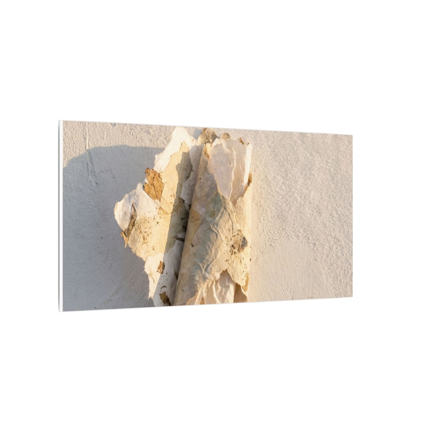 Paper Fold Canvas Art | Winter Japandi Texture Art