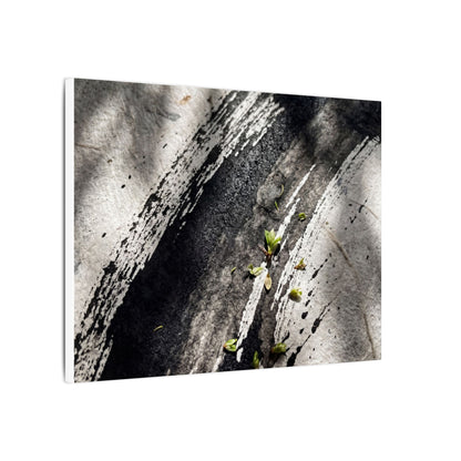Ink Brushstroke Canvas Art | Spring Dark Japandi Moody Minimal Art