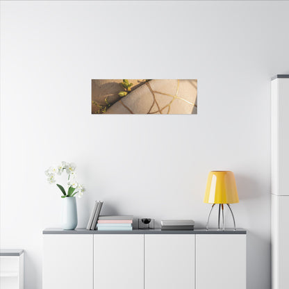Spring Broken Pottery Gold Vein Canvas Art | Beautiful Decor