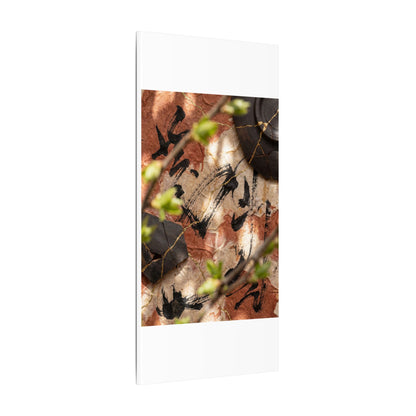 Datsuzoku Ink Brushstroke Canvas Art - Kintsugi Gold Repair