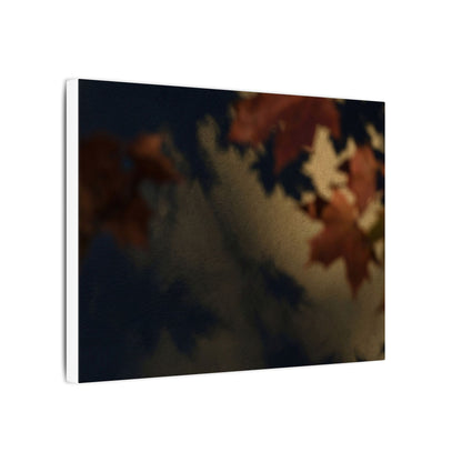 Shadow Play Canvas Art | Autumn Dark Japandi Moody Minimal Art