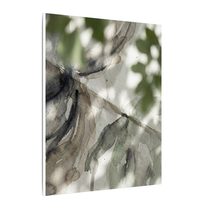 Spring Paper Fold Watercolor Canvas Art | Warm Decor