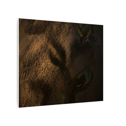 Candlelight Shadow Play Canvas Art - Dark Japandi Ma