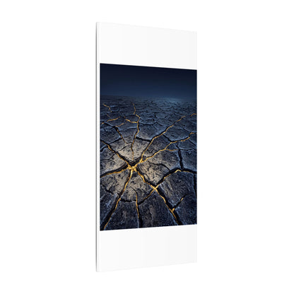 Cracked Earth Broken Beauty Canvas Art | Artful Kintsugi Art