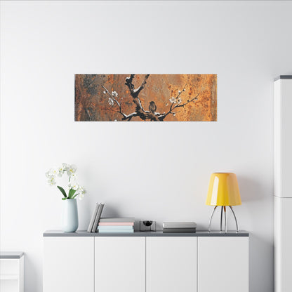 Datsuzoku Rust Patina Canvas Art - Zen Sumi E