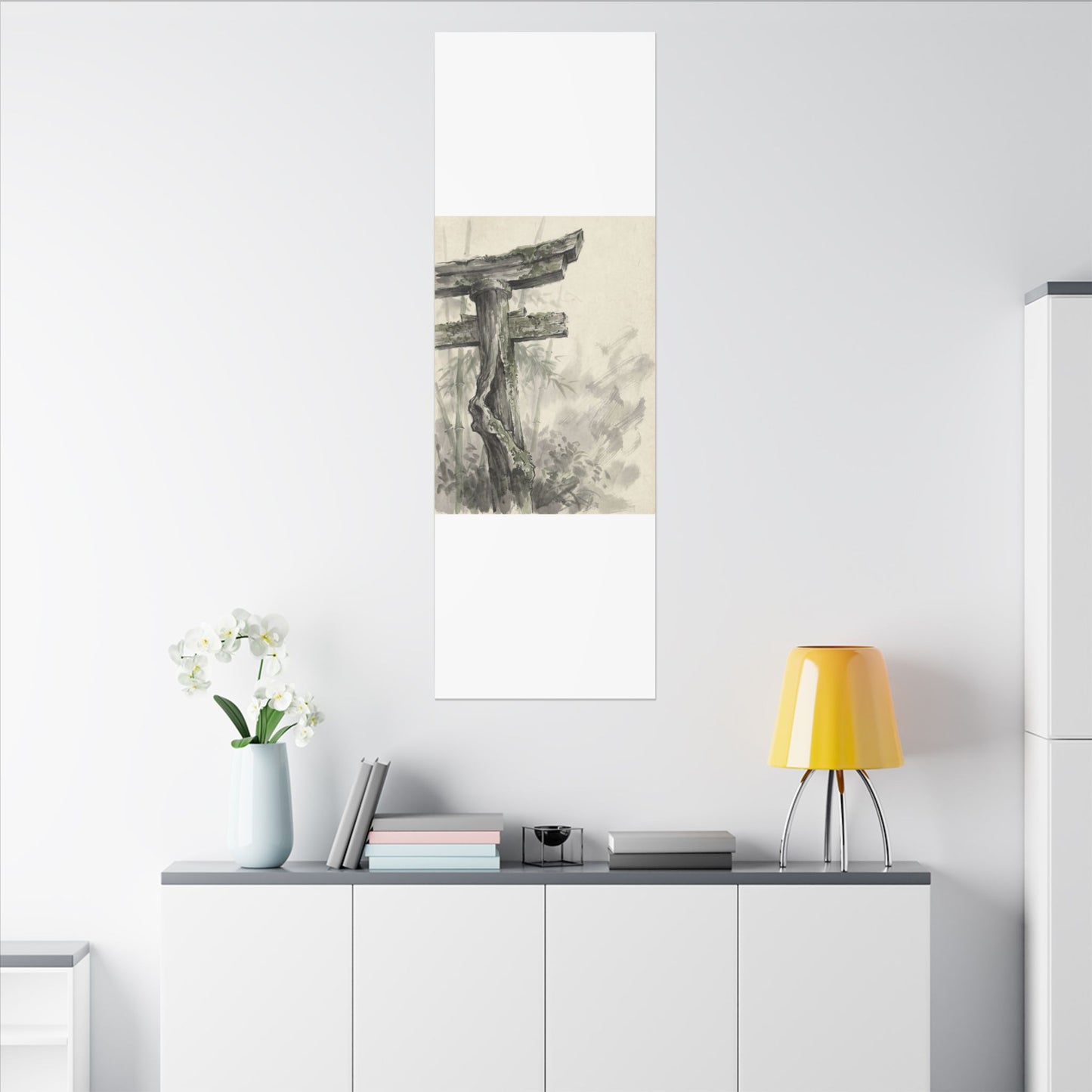 Torii Gate Summer Canvas Art | Zen Tranquil Design