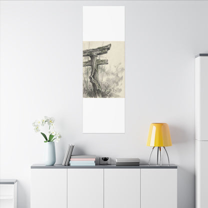 Torii Gate Summer Canvas Art | Zen Tranquil Design