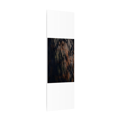 Rust Patina Shadow Zen Canvas Art | Luxurious Dark Japandi Art