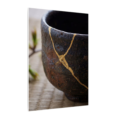 Dawn Tea Ceremony Canvas Art - Kintsugi Mono No Aware
