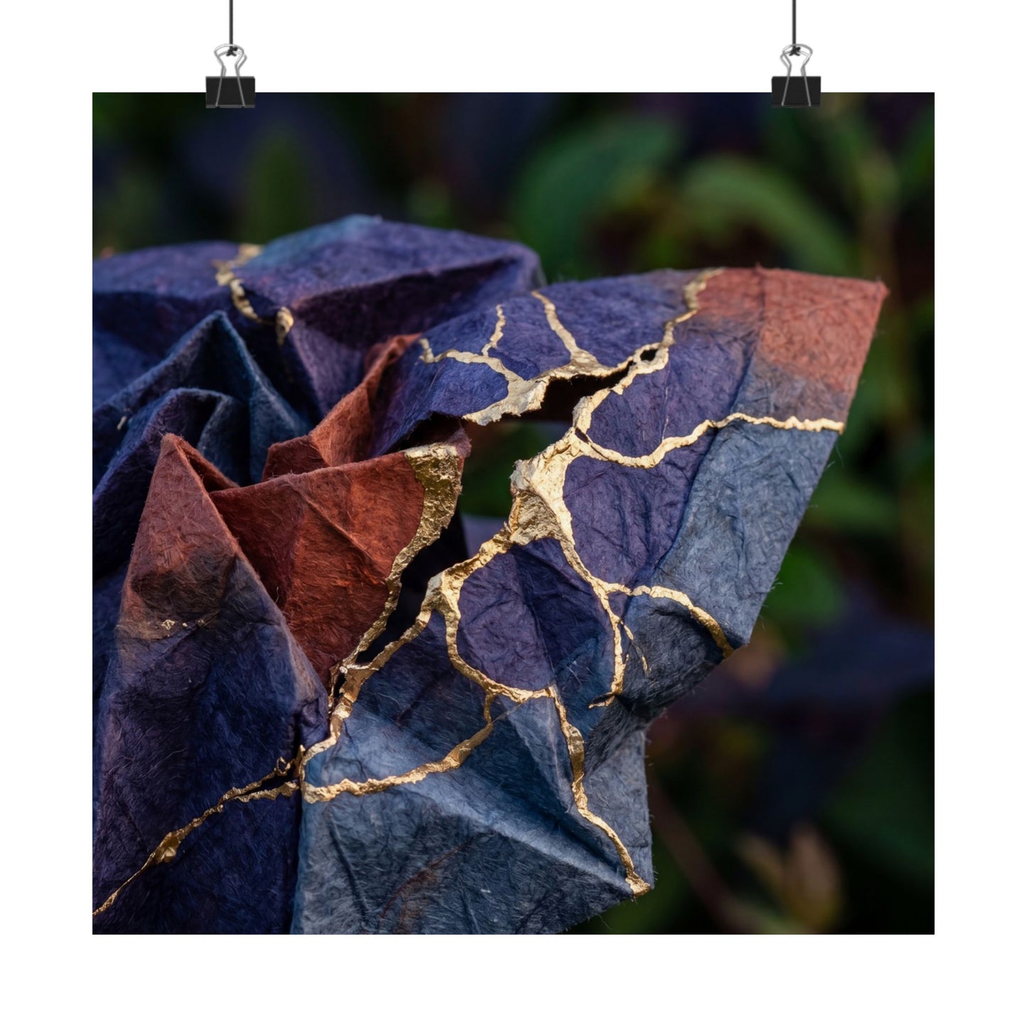 Paper Fold Summer Wall Art Print | Kintsugi Beautiful Design