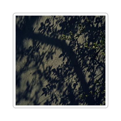 Dark Japandi Shadow Play in Dappled | Moody Minimal Sticker