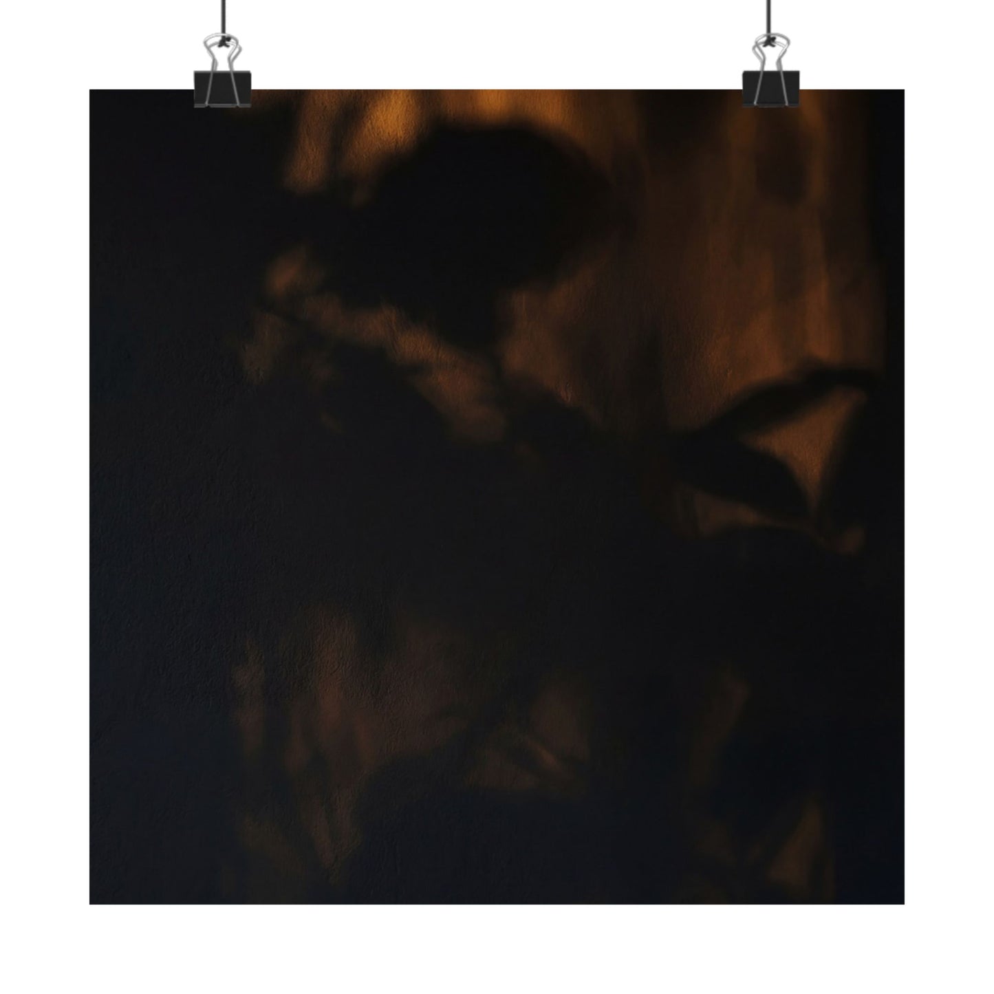 Shadow Play Summer Wall Art Print | Dark Japandi Atmospheric Design Art Print